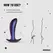 Hueman Uranus Prostate Massager Wireless 10-Mode Silicone Black