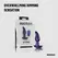 Hueman Asteroid Rotating Bead Anal Plug with Remote - Purple Silicone