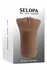 Pocket Pleaser гъвкав мини вибратор, тъмен, 11,9 см