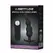 Pretty Love Vibrating Silicone Plug with Remote Control, Small, Black