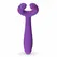 EasyToys Couples Vibrator Purple - Dual Motor Flexible Ring & Shaft