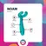 Noam Dual-Ended Rechargeable Intimate Device for Couples, Waterproof, Black