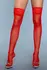 Keep A Secret Elegant Thigh High Stockings Red with Lace Top