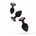 EasyToys Anal Plug Set Flexible Silicone 3 Sizes Black 8719934001787