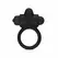 Sway Bunny Vibrating Intimacy Ring with Removable Bullet - Black