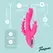 EasyToys Double Rabbit Intimate Massager Waterproof 21cm Pink USB