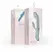 Bloom The Violet Dual-Action Silicone Vibrator with Swipe Control, Purple