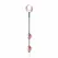 Rosy Gold Nouveau Metal Pelvic Floor Training Balls with Pull Ring