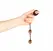 Rosy Gold Nouveau Metal Pelvic Floor Training Balls with Pull Ring