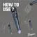 Black Lightning Wand by Dream Toys - Powerful Rechargeable Massager