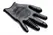 XR Brands Pleasure Poker Multi-Texture Intimate Glove, Black, Universal Size