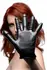 XR Brands Pleasure Poker Multi-Texture Intimate Glove, Black, Universal Size
