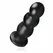 BUTTR Tactical III Large Ribbed Intimate Plug with Flat Suction Base Black