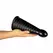 BUTTR Devil Dog Silicone Large Ribbed Anal Plug Black XXL