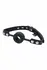 SPORTSHEETS EDGE Silicone Ring Gag Adjustable Faux Leather Strap 4.4cm