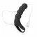 EasyToys Black Curved Ribbed Silicone Intimate Massager 10 Modes