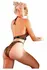 Fantasy Lingerie Thirst Trap Keyhole Halter Top & Bikini Panty Leo S/M