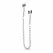 EasyToys Adjustable Tweezer Nipple Clamps with Metal Chain - Black
