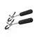 EasyToys Vibrating Adjustable Nipple Clamps with 10-Mode Bullets, Black