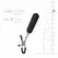 EasyToys Vibrating Adjustable Nipple Clamps with 10-Mode Bullets, Black