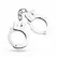 Ouch! Adjustable Metal Cuffs Silver - Secure Restraint System
