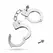 Ouch! Adjustable Metal Cuffs Silver - Secure Restraint System