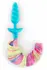 b-Vibe Unicorn Plug Vibrating Model with Removable Rainbow Tail, Medium