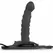 EasyToys Silicone Strap-On System - Adjustable Harness & Curved Model, Black