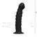 EasyToys Silicone Strap-On System - Adjustable Harness & Curved Model, Black