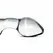 Glas No. 13 Curved Glass Plug with Pull Ring - Transparent, Medium Size
