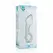 Glas No. 13 Curved Glass Plug with Pull Ring - Transparent, Medium Size