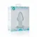 Glas Model No. 25 Medium Glass Anal Accessory 4.6 cm Clear
