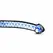 Glas Glass Intimate Model No. 4 - Transparent with Blue Spiral, Flat Base