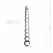 Glas No. 20 Beaded Glass Intimate Model, Clear, 18 cm
