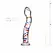 Glas No. 3 Glass Intimate Device with Textured Coloured Accents 19 cm