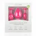 EasyToys Silicone Jewel Plug Set Pink - 3 Sizes, Decorative Base