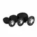 EasyToys Silicone Anal Trainer Set with Decorative Gem Black 3 pcs
