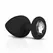 EasyToys Silicone Anal Trainer Set with Decorative Gem Black 3 pcs