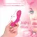 Swan Mini Swan Wand Compact Dual-Motor Rechargeable Massager Pink