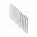 Sinner Gear 14-Piece Stainless Steel Intimate Dilator Set, 0.4-1.7 cm