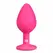 EasyToys Diamond Plug Medium Pink - Silicone Intimate Accessory with Gemstone Base