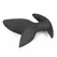 EasyToys Silicone Anchor Plug Small - Flexible Intimate Accessory, Black