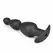 Sinner Gear Hollow Silicone Black Plug - Anatomical Design, Large