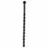 Sinner Gear Silicone Intimate Dilator - Black, Flexible Ribbed Design
