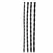 Ouch! Silicone Dilator Set Flexible Medical-Grade 5 Sizes Black