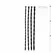 Ouch! Silicone Dilator Set Flexible Medical-Grade 5 Sizes Black