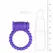 EasyToys Vibrating Intimate Ring Purple - Flexible Silicone Design