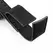 EasyToys Adjustable Restraint Bar with Faux Leather Cuffs - Black, Universal Fit