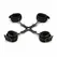 EasyToys Bondage System - Adjustable Faux Leather Hogtie Restraint Set