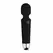 EasyToys Mini Wand Black - Compact Silicone Massager, 18 Modes